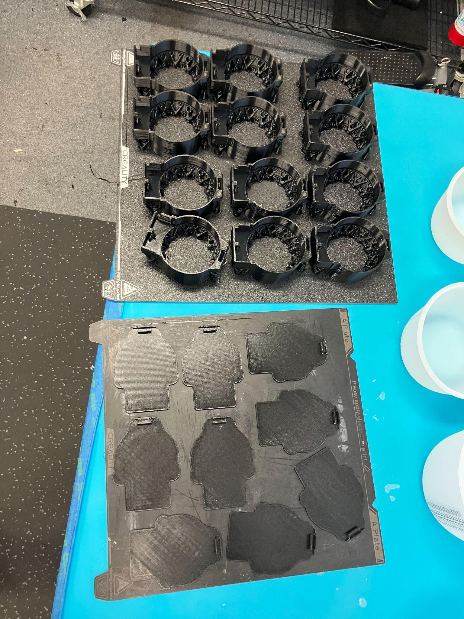 3D-printed manufacturing molds for Olea camera unit housings